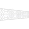 Ekena Millwork Set of Four Panels for 94 1/2"W x 24 1/4"H Harlingen Fretwork Wainscot Wall Paneling WPKP12X01X47GLN - alternate 1